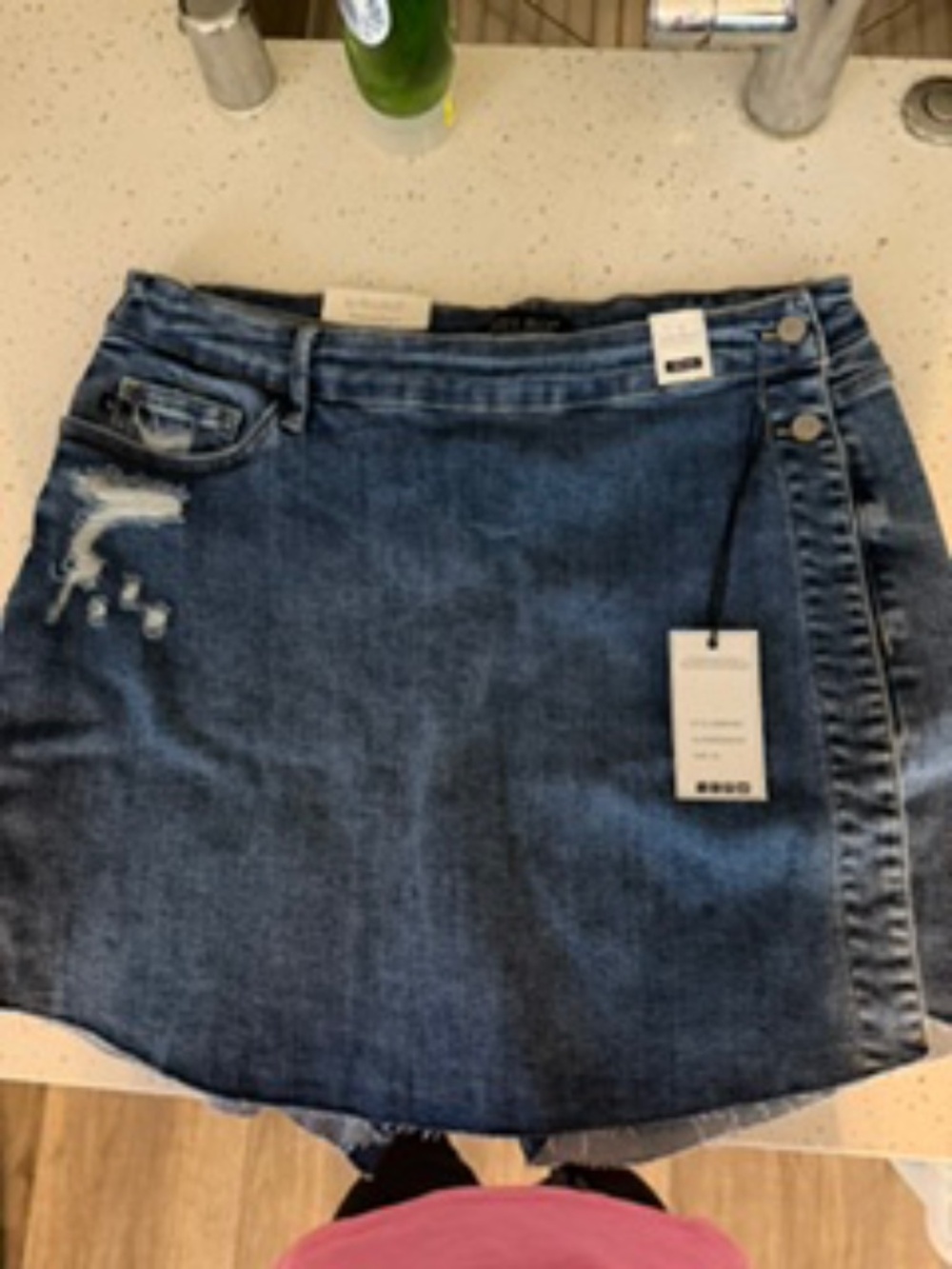 Judy Blue Distressed Skort
